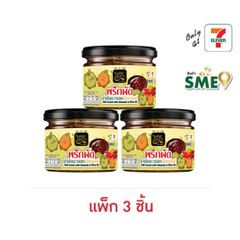 เอมโอชา พริกผัดน้ำมันมะกอกอัลมอนด์ 120 กรัม (แพ็ก 3 ชิ้น) - เอมโอชา, น้ำพริก/พริกป่น/กระเทียม