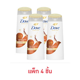 โดฟ แชมพู นอริชชิ่ง ออยล์ แคร์ (สีทอง) 120 มล. (แพ็ก 4 ชิ้น) - Dove, เมื่อซื้อสินค้ายูนิลีเวอร์ที่ร่วมรายการครบ 399 บาท กรอกโค้ดรับส่วนลดเพิ่ม