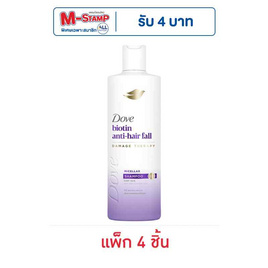 โดฟ แชมพู ไบโอติน แอนตี้แฮร์ฟอล ไมเซล่า 120 มล. (แพ็ก 4 ชิ้น) - Dove, แชมพูและครีมนวดผม