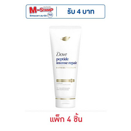 โดฟ ครีมนวดผม เพปไทด์ อินเทนซ์ รีแพร์ 120 มล. (แพ็ก 4 ชิ้น) - Dove, ผลิตภัณฑ์ดูแลเส้นผม