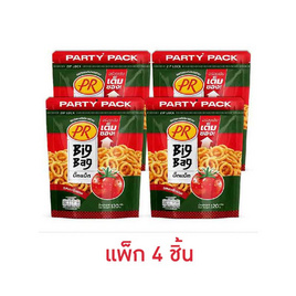 พีอาร์ บิ๊กแบ็กข้าวเกรียบรสมะเขือเทศ 120 กรัม (แพ็ก 4 ชิ้น) - พีอาร์, ขนมขบเคี้ยว