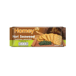 โฮมมี่ ขนมปังกรอบโนริสาหร่าย 120 กรัม (แพ็ก 6 ชิ้น) - โฮมมี่, โฮมมี่