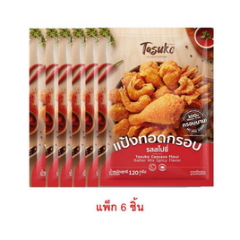 ทาสุโกะ แป้งทอดกรอบรสสไปซี่ 120 กรัม (แพ็ก 6 ชิ้น) - ทาสุโกะ, ส่วนผสมทำขนมอบ