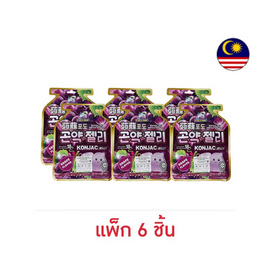 กัปตันดอลฟิน เจลลี่ผสมบุกคอนยัคกลิ่นองุ่น 120 กรัม (แพ็ก 6 ชิ้น) - กัปตันดอลฟิน