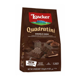 ล็อคเกอร์ เวเฟอร์รสดับเบิ้ลช็อก 125 กรัม - Loacker, Loacker