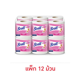 สก๊อตต์ ซีเลคท์ กระดาษชำระ ความยาวมาตรฐาน ม้วนเดี่ยว (แพ็ก 12 ม้วน) - Scott, กระดาษชำระ