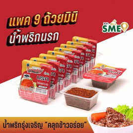 มินิรุ่งเจริญ น้ำพริกนรก 12 กรัม (แพ็ก 9 ชิ้น) - มินิรุ่งเจริญ, มหกรรมของใช้คู่ครัว