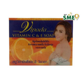 วิภาดา สบู่วิตามินซีและอี (ส้ม) 130 กรัม (แพ็ก 3 ชิ้น) - Vipada, Vipada