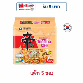 นงชิม ชินราเมียนสเทอร์ไฟร์ ทูมบ้า รสสไปซี่ครีมมี่ 137 กรัม (แพ็ก 5 ซอง) - นงชิม, มัดรวมบะหมี่ฮิต ฟินทุกซอง
