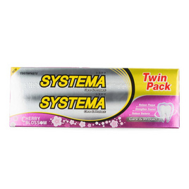 ซิสเท็มม่า ยาสีฟันแคร์&โพรเทคท์เชอร์รี่บลอสซัม 140 กรัม (แพ็กคู่) - Systema, ยาสีฟัน