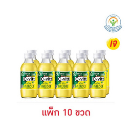 ซีวิท รสเลมอน ไม่มีน้ำตาล 140 มล. (แพ็ก 10 ขวด) - C-Vitt, เครื่องดื่มให้พลังงาน