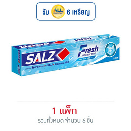 ซอลส์ ยาสีฟัน เฟรซ แจเปนนิส มินต์ 140 กรัม (แพ็ก 6 ชิ้น) - SALZ, ผลิตภัณฑ์ดูแลช่องปากและฟัน