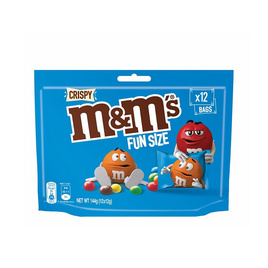 เอ็มแอนด์เอ็ม คริสปี้ ฟันไซส์ 144 กรัม - M&M, ช็อกโกแลต ลูกอม หมากฝรั่ง