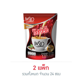 เพรียวคอฟฟี่ สูตรโครเมียม 144 กรัม (แพ็ก 12 ซอง) - เพรียว, กาแฟ