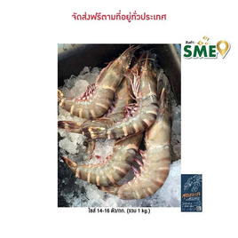 สุดทะเล กุ้งลายเสือขนาดใหญ่ ไซส์ 14-16 ตัว/กก. (รวม 1 kg.) - สุดทะเล, อาหารทะเลแช่แข็ง