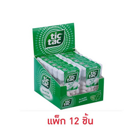 ทิคแทค ลูกอมกลิ่นมินต์ 14.5 กรัม (แพ็ก 12 ชิ้น) - tictac, สินค้าใหม่ขนมขบเคี้ยว และช็อคโกแลต