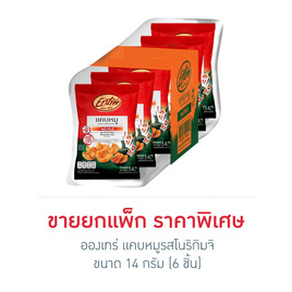 อองเทร่ แคบหมูรสโนริกิมจิ 14 กรัม (แพ็ก 6 ชิ้น) - อองเทร่, หมูหยอง/หมูแผ่น