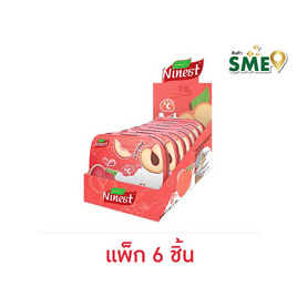 ไนน์เนส ลูกอมมิ้นต์วิตซีกลิ่นพีช 14 กรัม (แพ็ก 6 ชิ้น) - ไนน์เนส, ลูกอม