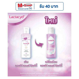 แลคตาซิด ผลิตภัณฑ์ทำความสะอาดจุดซ่อนเร้น สูตรซอฟท์ แอนด์ ซิลกี้ 150 มล. - แลคตาซิด, ดูแลทรวงอกและจุดซ่อนเร้น