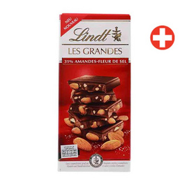 ลินด์ ช็อกโกแลตเลกรังด์ อัลมอนด์เกล็ดเกลือ 150 กรัม - Lindt, สวิตเซอร์แลนด์