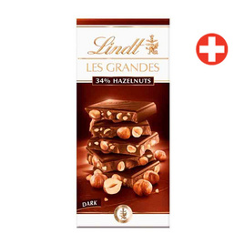 ลินด์ ช็อกโกแลตเลกรังด์ ดาร์กเฮเซลนัต 150 กรัม - Lindt, ขนมขบเคี้ยว และช็อคโกแลต