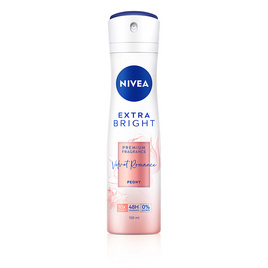 นีเวีย สเปรย์ เอ็กตร้า ไบร์ท เวลเว็ท โรแมนซ์ 150 มล. - Nivea, ระงับกลิ่นกาย