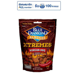บลูไดมอนด์ อัลมอนด์รสโคเรียนบาร์บีคิว 150 กรัม - Blue Diamond, ขนม สำหรับการเดินทาง​