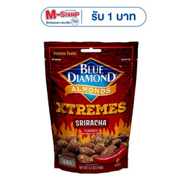 บลูไดมอนด์ อัลมอนด์รสศรีราชา 150 กรัม - Blue Diamond, ถั่ว