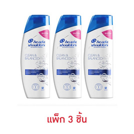 เฮดแอนด์โชว์เดอร์ แชมพู คลีนแอนด์บาลานซ์ 150 มล. (แพ็ก 3 ชิ้น) - Head & Shoulders, Head & Shoulders