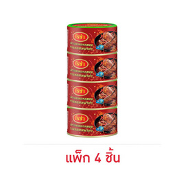 โรซ่า ปลาแมคเคอเรลทอดราดซอสหม่าล่า 150 กรัม (แพ็ก 4 ชิ้น) - โรซ่า, อาหารกระป๋อง