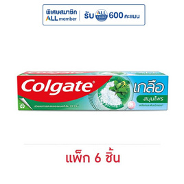 คอลเกต ยาสีฟัน เกลือสมุนไพร 150 กรัม (แพ็ก 6 ชิ้น) - Colgate
