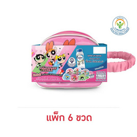 โยเกิร์ตพร้อมดื่มเมจิบัลแกเรีย 150 มล.แพ็ก 6 รสออริฯ ฟรีกระเป๋า Powerpuff Girl (คละสี/ลาย) - Meiji, ผลิตภัณฑ์จากนม