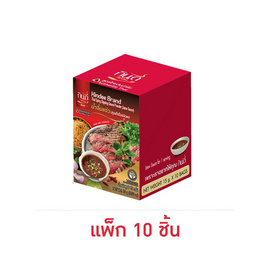 กินดี น้ำจิ้มแจ่วปรุงสำเร็จชนิดผง 15 กรัม (แพ็ก 10 ชิ้น) - กินดี, เครื่องปรุงรสและของแห้ง