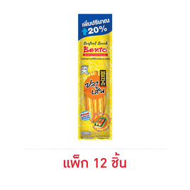 เบนโตะ ปลาเส้นรสบาร์บีคิวทรงเครื่อง 15 กรัม (แพ็ก 12 ชิ้น) - เบนโตะ, ปลาเส้น&ปลาหมึก