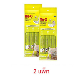 มีโอ ครีมมี่ ทรีต ปลาทูน่าและนมแพะ 15 ก. (1 แพ็ก 4 ชิ้น) - มีโอ, 7Online