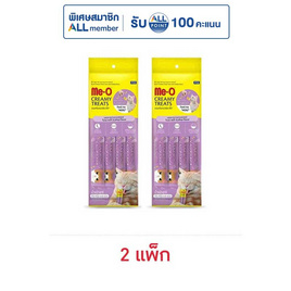 มีโอ ครีมมี่ ทรีต รสปลาทูน่าและหอยเชลล์ 15 ก.(1 แพ็ก 4 ชิ้น) - มีโอ, อาหารเปียก