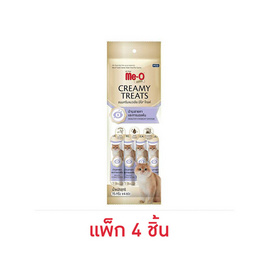 มีโอ โกลด์ ครีมมี่ ทรีต สูตรบำรุงสายตาและการมองเห็น 15ก. (1 แพ็ก 4 ชิ้น) - Apro IQ Formula, อาหารแมว