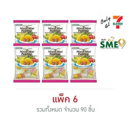 โคคอน เยลลี่มินิพุดดิ้งรวมรส (ถุง 15 ถ้วย) 225 กรัม (แพ็ก 6 ถุง) - โคคอน, ขนมขบเคี้ยว และช็อคโกแลต