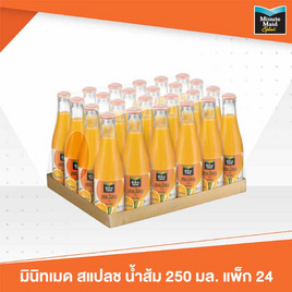 สแปลชน้ำรสส้ม15% 250 มล. (ยกลัง 24 ขวด) - Minute Maid, น้ำผลไม้&ผัก