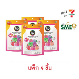 ซันซุ เยลลี่ผสมบุกรวมรส (15+3ชิ้น) 288 กรัม (แพ็ก 4 ชิ้น) - ซันซุ, เยลลี่/มาร์ชแมลโลว์