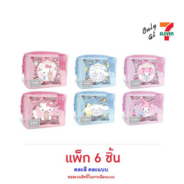 บิ๊กก้า เวเฟอร์อบกรอบรสสตรอเบอร์รี่พร้อมกระเป๋าซานริโอ คละลาย 15 กรัม (แพ็ก 6 ชิ้น) - บิ๊กก้า, เวเฟอร์/เค้ก/พาย