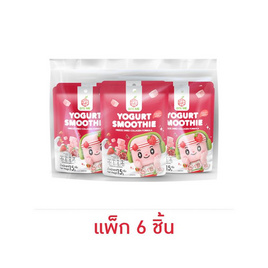ไบท์มี ฟรีซดรายโยเกิร์ตสมูทตี้สูตรคอลลาเจน 15 กรัม (แพ็ก 6 ชิ้น) - ไบท์มี, ผลไม้อบแห้ง