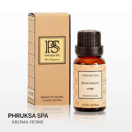 พฤกษา สปา น้ำมันหอมระเหยเอสเซนเชียลออยล์ 15 มล. Bergamot - PHRUKSA SPA, บ้านและสวน