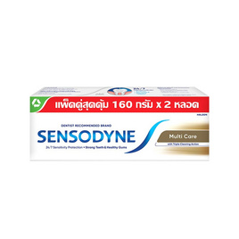 เซ็นโซดายน์ ยาสีฟัน มัลติแคร์ 160 กรัม (แพ็กคู่) - SENSODYNE, ผลิตภัณฑ์ดูแลช่องปากและฟัน