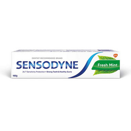 เซ็นโซดายน์ ยาสีฟัน สูตรเฟรช มินท์ 160 กรัม - SENSODYNE, ความงามและของใช้ส่วนตัว