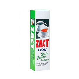 แซคท์ ยาสีฟัน สเตนไฟเออร์ ขจัดคราบชา กาแฟ สีเขียว 160 กรัม - Zact, Zact