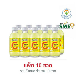 ดับเบิ้ลซี รสเลม่อนและมะนาว 160 มล. (แพ็ก 10 ขวด) - Double C, เครื่องดื่มวิตามิน