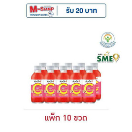 ดับเบิ้ลซี รสฟรุตพั้นช์ ผสมคอลลาเจน 160 มล. (แพ็ก 10 ขวด) - Double C, เครื่องดื่ม/อาหารเสริมเพื่อสุขภาพ