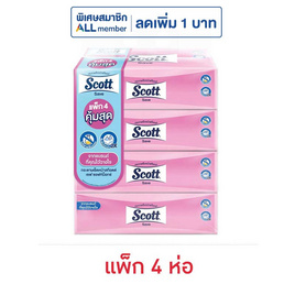 สก๊อตต์ เซฟซอฟท์บ๊อกซ์ 160 แผ่น (แพ็ก 4 ห่อ) - Scott, สินค้าขายดี กระดาษทิชชู่