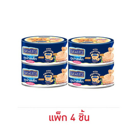 ซีเล็ค ทูน่าสเต็กในน้ำแร่ 165 กรัม (แพ็ก 4 ชิ้น) - Sealect